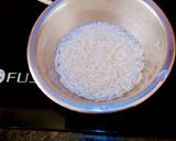 A picture of step 1 of Rice Kheer.