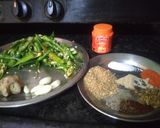 A picture of step 1 of Tadka masala mirchi.