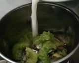 A picture of step 2 of Honey glazed Kiwi Thandai.