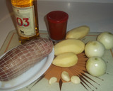Foto del paso 1 de la receta: Rollo de ternera con salsa y patatas