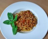 รูปขั้นตอนการทำที่ 5 ของ One Pan Meat Sauce Pasta (สูตรเนื้อหมู)