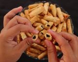 Foto langkah ke 10 dari resep Cemilan termurah, Hanya 3 bahan saja | Lumpia Mini Coklat.
