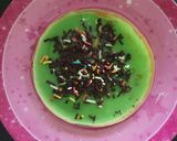 Foto langkah ke 4 dari resep Pancake pandan coklat.