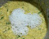 A picture of step 4 of Moong dal Dhokla.