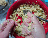 Foto del paso 3 de la receta: Falafel, pan de pita y ensalada con salsa tahini