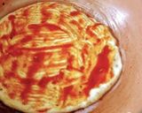 A picture of step 4 of Veg-cheesy Pizza.