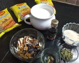 A picture of step 1 of Maggi Basundi.