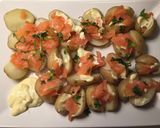 Foto del paso 4 de la receta: Papas con salmón y mayonesa al aroma de ajo
