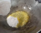 A picture of step 4 of Nepali style Aloo Dum with Chiwda /Poha/ Flattened rice.