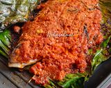 Gambar langkah 7 resipi Ikan Mabong Bakar.