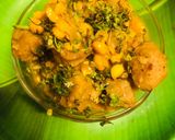 A picture of step 4 of Dal Soya sabji.