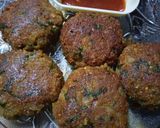 A picture of step 9 of Turai k chilke k kebab.