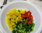 A picture of step 1 of Schezwan Pepper Bruschetta.