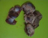 A picture of step 1 of Gizzard curry #gizzardrecipecontest.