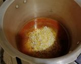 A picture of step 2 of Moong Dal Khichdi.