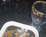 A picture of step 2 of Creamy chocolate custard with candi biscuit.
