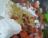 A picture of step 2 of Veggies toast.