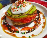 A picture of step 4 of Rainbow Pancake.
