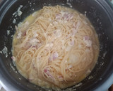 A picture of step 3 of Spaghetti with Cream Cheese Sauce.