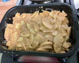 Une image de l'étape 9 de Gâteau bicouche croustillant fondant aux pommes et amandes.