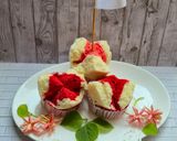 Foto langkah ke 5 dari resep Bolu Kukus Merah Putih.
