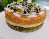 A picture of step 5 of Tiranga Dhokla.