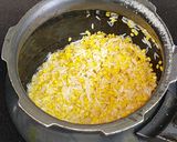 A picture of step 1 of Dal khichdi.