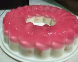 Foto langkah ke 6 dari resep Puding roti leci Strawberry.