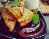 A picture of step 7 of Veggies Bread Samosa in Airfryer.