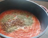 A picture of step 2 of Pizza sauce.