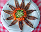 Foto del paso 8 de la receta: Rueda de boquerones en salazón y alguna que otra cosita más