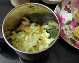 A picture of step 2 of Karela juice.