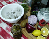 Foto del paso 1 de la receta: Ceviche de camarones, kiwi 🥝🥝 y ají jalapeño