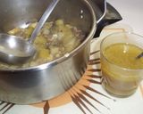 Foto del paso 8 de la receta Crema de alcachofas y calabacín con nata