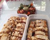 Gazdagon 🍎🍐🍒 fahéjas gyümölcsös házilag rétes (🍐 körte alma 🍎 cseresznye 🍒) recept fázis 9 fotója