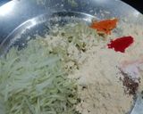 A picture of step 1 of Lauki Kofta.
