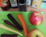 Halloween-Apfel- Möhrensalat🍎🥕 Rezeptschritt 1 Foto