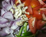 A picture of step 6 of Bunny chow stuff in gobhi awadhi.