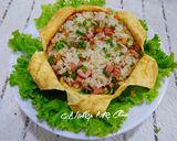 Hình bước làm 3 của món Cơm chiên hạt giòn