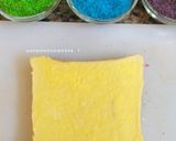 Foto langkah ke 4 dari resep Bagelen Rainbow🌈🌈 (roti tawar) ☆Minggu 22☆.
