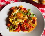 Shakshuka recept fázis 3 fotója