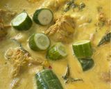 Gambar langkah 3 resipi Masak Lemak Tempoyak Ayam.