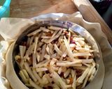 Une image de l'étape 4 de Tarte briochee pomme fruits séchés.