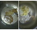 A picture of step 2 of Vegetable Kadhi.