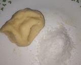 A picture of step 5 of Kaju coconut Diyas.