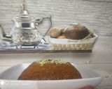आटे का केसरी हलवा (Aate ka kesari halwa recipe in Hindi) रेसिपी चरण 3 फोटो