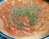 Foto del paso 10 de la receta: Espaguetis con calabacines, pollo picado con salsa de tomate casero