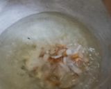 A picture of step 1 of Besan k laddo.