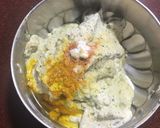 A picture of step 1 of Urad Dal Vada.