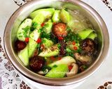 Hình bước làm 3 của món Miến Chay Thanh Mát